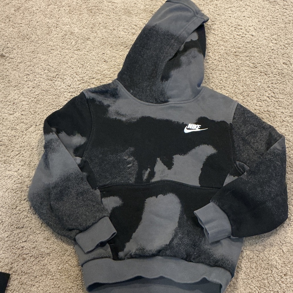 Nike Charcoal and Black Hoodie